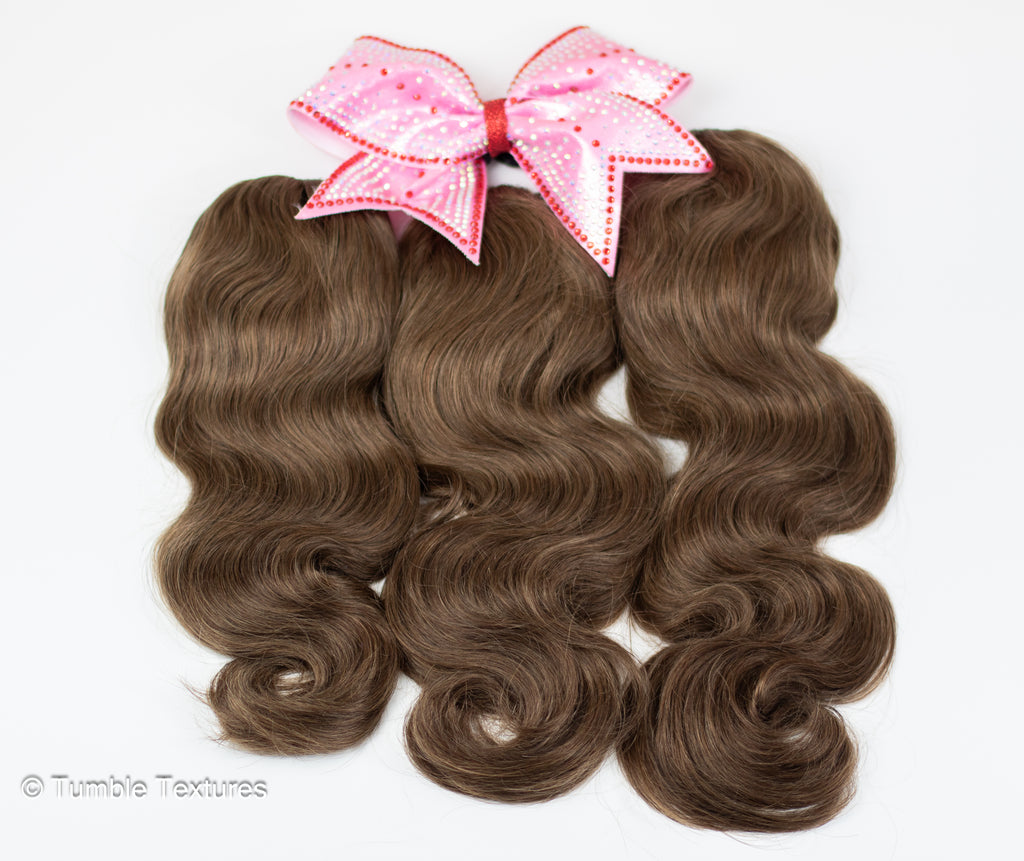 Polished Straight Pony: Rich Medium Brown