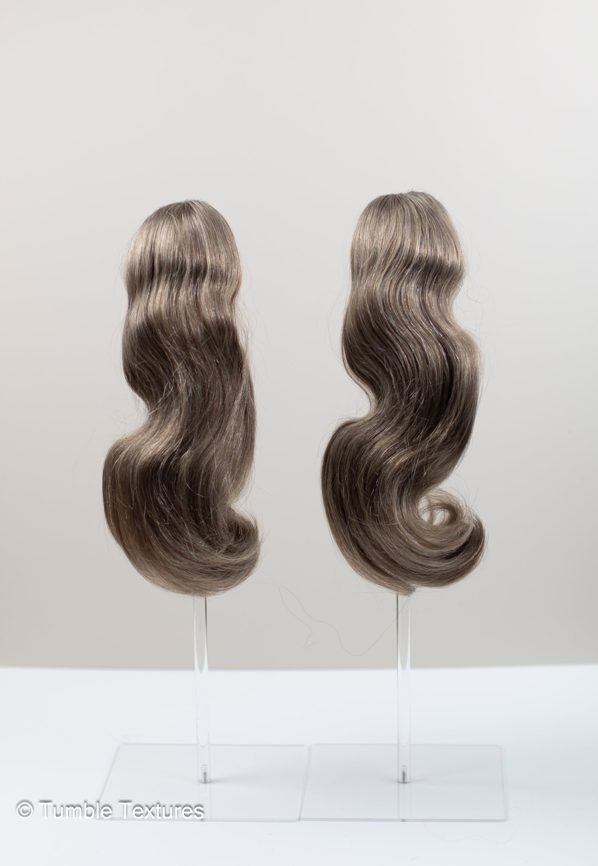 Power Pigtails: Light Ash Brown