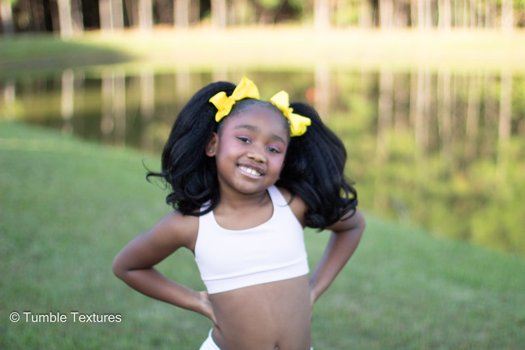 Power Pigtails: Textured Sleek