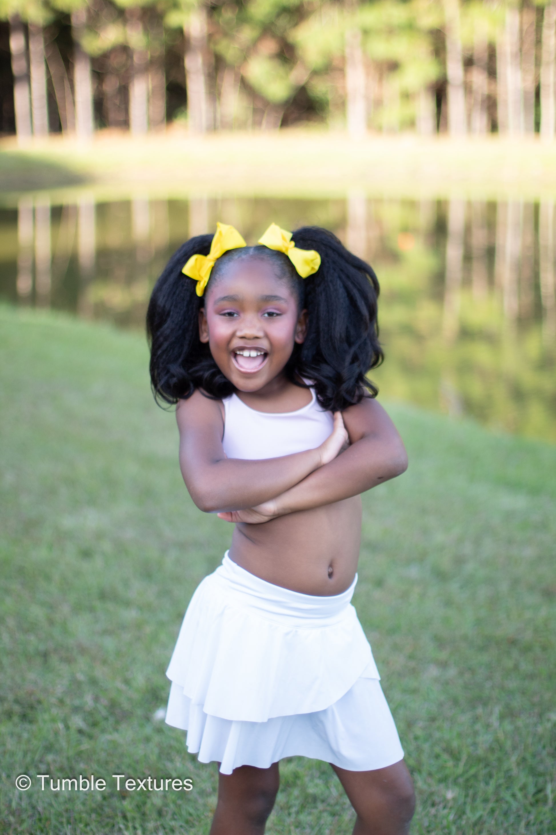 Power Pigtails: Textured Sleek