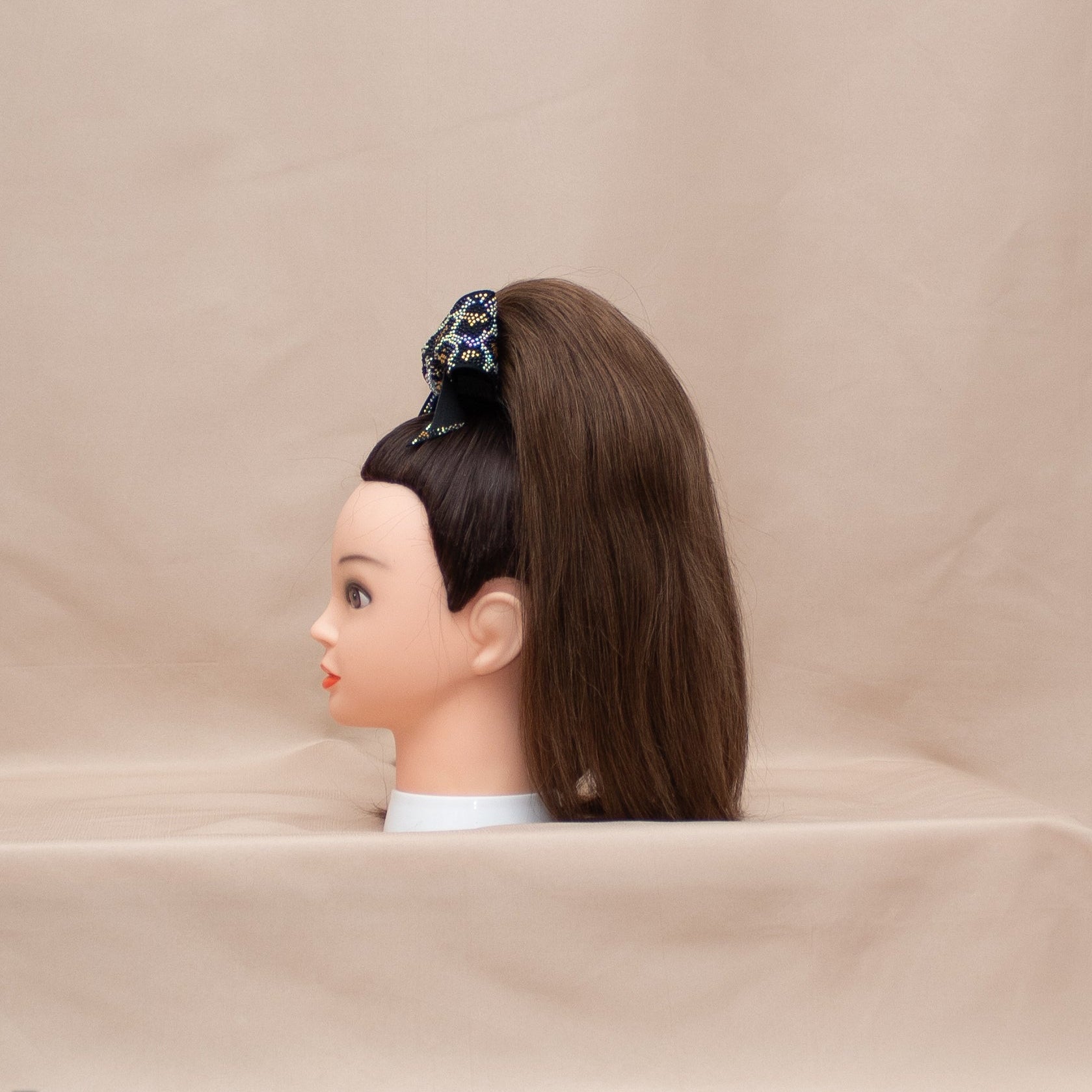 Polished Straight Pony: Rich Medium Brown